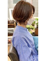 ギフト ヘアー サロン(gift hair salon) 【ワンカール×ショートボブ】原口健伸