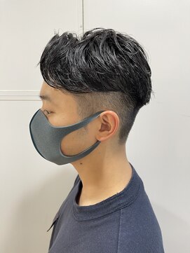 フィフス 原宿(fifth) ニュアンスパーマかき上げショートリバースパーマビジネスヘア