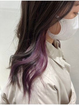 バズ(BUZZ) ブルベ夏★インナーカラー/パープル