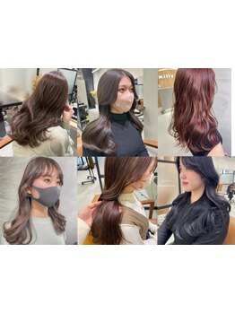 【西梅田すぐ】[カット+カラー+トリートメント\6000]全席半個室×女性スタイリストのみ♪高技術をお手軽に