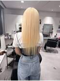 【梅田】ホワイトブロンドブロンドヘアー抜きっぱなしヘアー