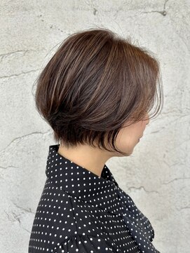 サンタフェ 岐阜島店(Santa'Fe) Santa'Fe式脱白髪染め白髪ぼかしカラー/ショート