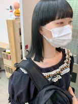 キューズ クラブ(cuz KLUB)&nbsp;【cuzKLUB】ワイドバング×ダークグリーン＊池袋