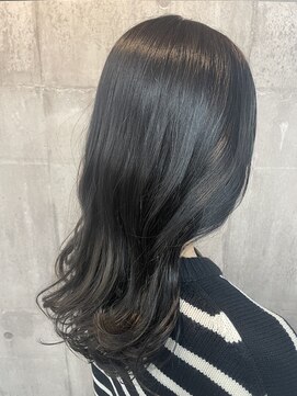 リティアンドビューティースタジオモッズシブヤ(LITTY&beauty studio M.O.D shibuya) #イルミナカラー#透明感#ブルーアッシュ#アッシュグレージュ