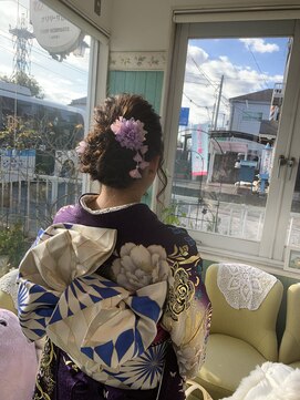 カットハウス美人館 成人式*着付け