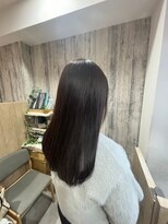 エヌアンドエー せんげん台店(N&A) サラ艶ロングストレート 髪質改善トリートメント ケアカラー