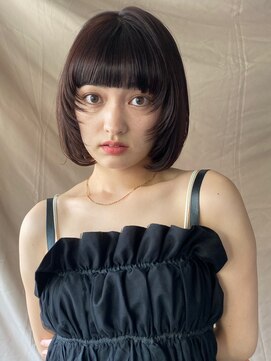 サンクプロジェクト(cinq PROJECT) 綺麗な丸みが人気のミニボブスタイル