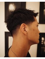 アンバーグリーム(AMBERGLEAM)&nbsp;ローフェード刈り上げスタイル