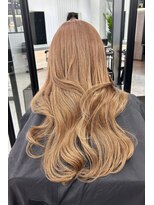 ランズ(LANDS)&nbsp;ベージュ×エクステ【韓国ワンホンヘア 大阪 梅田】