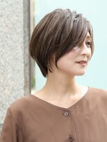 アントワープトーキョー(antwerp TOKYO)&nbsp;40代50代大人ひし形ショートボブ髪質改善白髪ぼかしハイライト