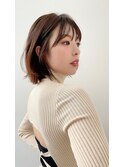 頑張りすぎない大人ショートボブ