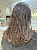 ピークアブー アヴェダ ギンザシックス(PEEK-A-BOO AVEDA GINZASIX) ショコラブラウンカラー ブリーチなし 髪質改善トリートメント
