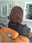 ミディアムツヤツヤパーマ/40代/50代/藤沢/鵠沼海岸