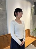 ワイドバングミニボブ