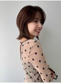 外ハネスタイル
