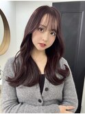 桑名顔周りレイヤーカットロングレイヤーカットくらげヘア韓国