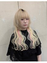 エデン 福岡店(EDeN) #ハイトーン#ウルフカット#シールエクステ#博多#美容室