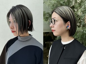 プレイ(Play)の写真/発色がよくダメージの少ないカラー剤を使用!透明感あふれる髪へ♪個性的なデザインカラーも人気です◇