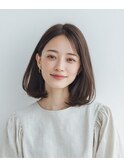 抜け感ニュアンスパーマボブ
