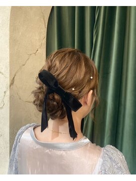 ヘアアレンジメント ボガスティーズ 川崎店(Hair arrangement Vogusty's) ルーズシニヨン