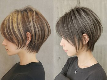 ロハスバイケンジ(LOHAS by KENJE)の写真/時間が経っても美しい。白髪を活かしたデザインカラーで、明るく柔らかい印象の大人スタイルに