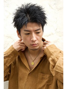 オーシャントーキョーオーバー 渋谷(OCEAN TOKYO OVER) メンズ波巻きツイスパニュアンススパイラルスパイキーショート