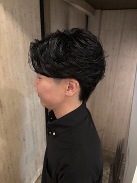 朝時短◎フェザーパーマ/ニュアンスパーマ/毛流れパーマ