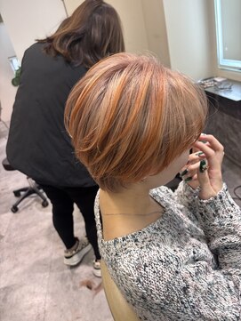 ルーツカラー/ブリーチ/オレンジ/ベージュ