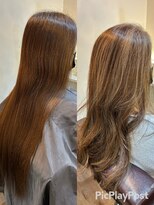 エール(a:le) 白髪ぼかしハイライト