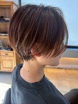 エクラバイナチュラル(eclat by Natural)&nbsp;ガーリーショート/ワンレンボブ/ボルドーブラウン/ワインレッド