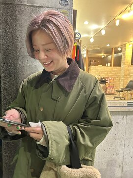 ラブアンドヘアー ダイブ(Love&Hair Dive) ピンクベージュ