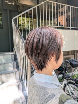 ツイッグ バイ ヤード(twig by YARD.) 大人ショート×白髪ぼかし