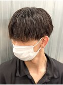マッシュヘア/黒髪/メンズカット/men's/フェザーパーマ