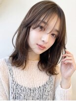 リタ 枚方(Rita)&nbsp;秋カラー大人美人◎暗めミディアム顔周りレイヤー韓国ヘア
