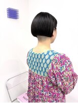 イラカ(elaka)&nbsp;刈り上げ×前上がりボブ