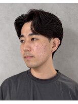 ハイプ マン 藤沢(HYPE MAN)&nbsp;フェザーパーマ毛流れパーマセンターパートニュアンス藤沢