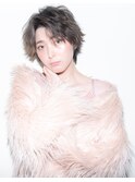 コテ仕上げショート担当 森　美髪／ネイビーカラー