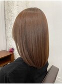 髪質改善　ストレート　ツヤミディアム