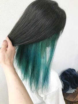 ヘア ライフ セリス(hair life Celis) ターコイズグリーン