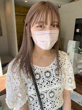 ヘアー アイス ルーチェ(HAIR ICI LUCE) ベージュカラー グレージュカラー ミルクティーベージュ