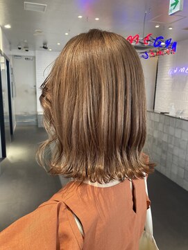 ゲーム 原宿店(GAME) ミルクティーベージュ/ダブルカラー/ケアブリーチ/髪質改善/原宿