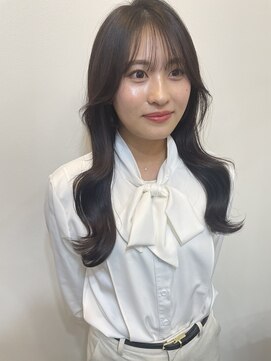 イオエ(ioe) 前髪/アンブレラカラー/こなれミディ/イメチェン/ウェーブパーマ