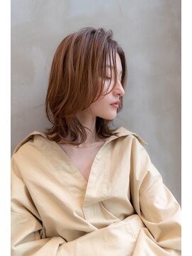 ケアリー 成増(Carelly) 大人かわいい前髪セシルカットココアブラウンフリンジウェーブ