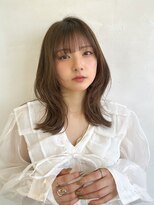 〈藤間〉顔まわりレイヤー/ナチュラルくびれヘア/韓国レイヤー