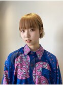 前下がりパツっとボブ
