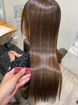 ヘアショップ エヌアンドエー 久喜菖蒲店(hair shop N&A) サラ艶美髪ストレート#1 ハイライト/Wカラー/縮毛矯正