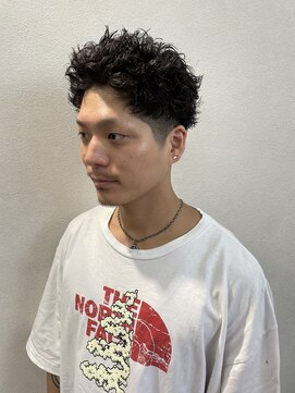 シアン(cyan.) メンズピンパーマ