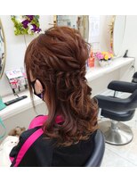 ビューティサロン東京堂&nbsp;編み込みハーフ