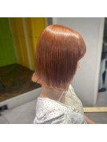 ミエルヘアーエスト 新宿店(mielhair est)&nbsp;ブリーチあり☆オレンジカラー
