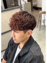 スイッチ(men's SWITCH)&nbsp;大分メンズ無造作シャドウパーマスパイラル刈り上げマッシュ